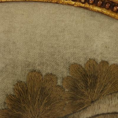 Antique Georgian Applique Embroidery of a Country Scene