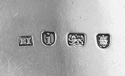 Antique Georgian oval Silver Salver London 1784 Elizabeth Jones