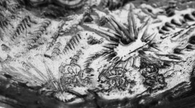 Antique German Hanau Rococo Silver Bowl with Pastoral Scene