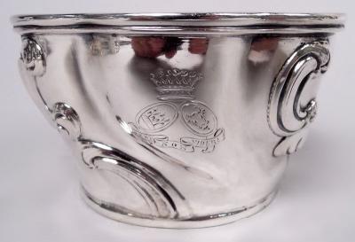 Antique German Rococo Silver 5 Piece Coffee Tea Set