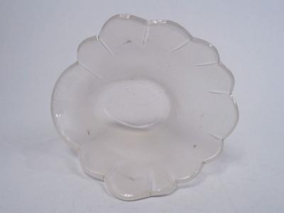 Antique German Silver Figural Swan Bird Bowl with Glass Liner