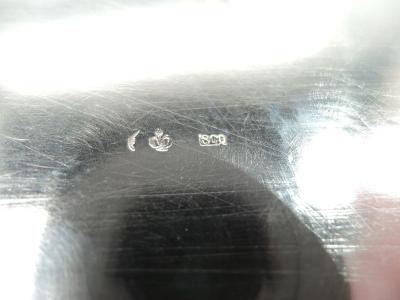 Antique German Silver Fruits and Foliage Keepsake Box