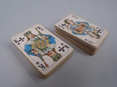 Antique German Silver Playing Card Box