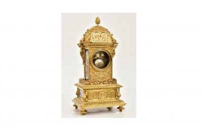 Antique Gilt Bronze S vres Porcelain Mantel Clock Raingo Fr res S vres Paris