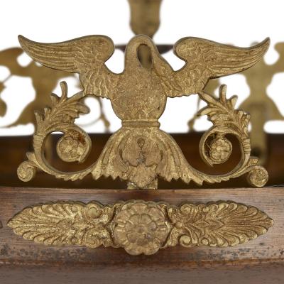 Antique Gilt Bronze and Patinated Metal 19th Century French Chandelier