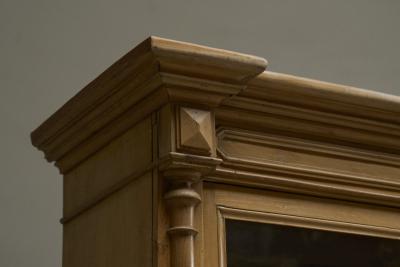 Antique Glazed Dresser in Solid Pine 19th Century