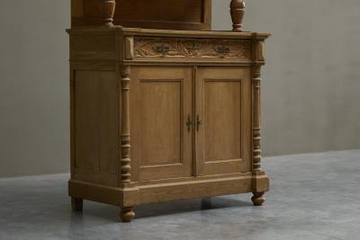 Antique Glazed Dresser in Solid Pine 19th Century