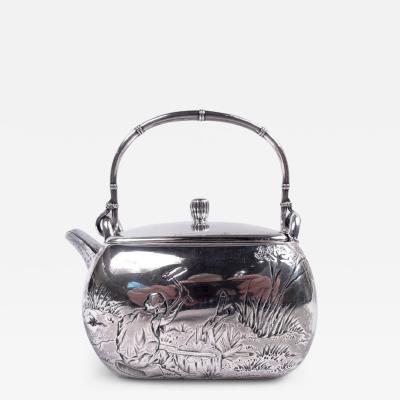 Antique Gorham Japonesque Sterling Silver Teapot 1881