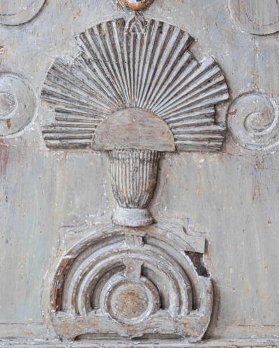 Antique Gustavian Longcase Clock Hand Carved Pine Sweden 1820