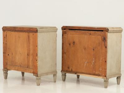 Antique Gustavian Style Chests of Drawers a Pair