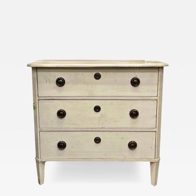 Antique Gustavian Style Swedish Empire Chest of Drawers Commode