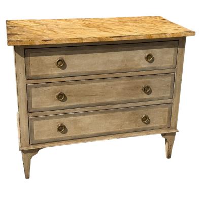 Antique Gustavian Style Swedish Empire Commode Chest of Drawers