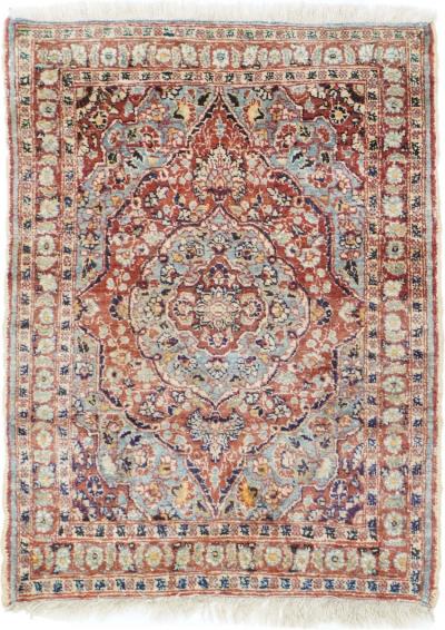 Antique Haji Jalili Rug 19 x 25
