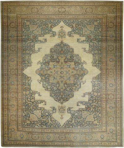 Antique Haji Jalili Tabriz Rug 10 1 x 12 3 