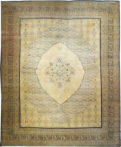 Antique Haji Jalili Tabriz Rug 11 1 x 13 10 