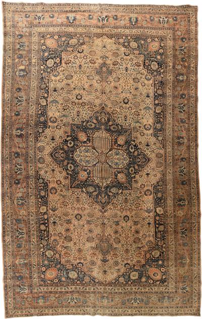Antique Haji Jalili Tabriz Rug 96 x 150