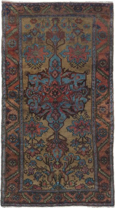 Antique Hamadan Rug 34 x 62