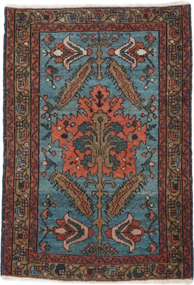 Antique Hamedan Rug 25 x 37