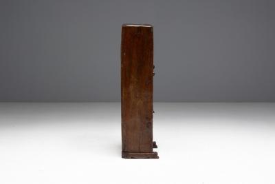 Antique Hand Carved Rustic Wood Cabinet Italy 19th Century