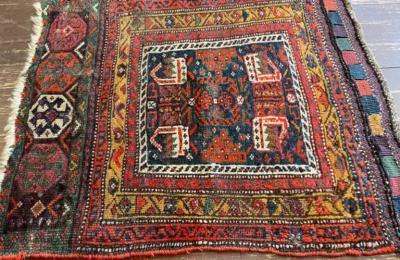 Antique Handmade Kurdish Rug Bag