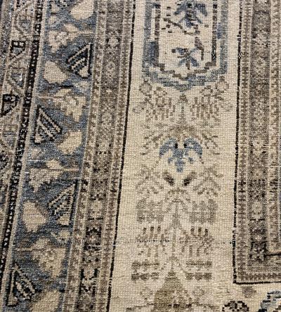 Antique Handwoven Persian Malayer Wool Rug