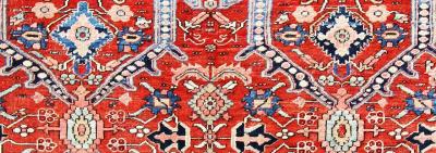 Antique Heriz Carpet Persia