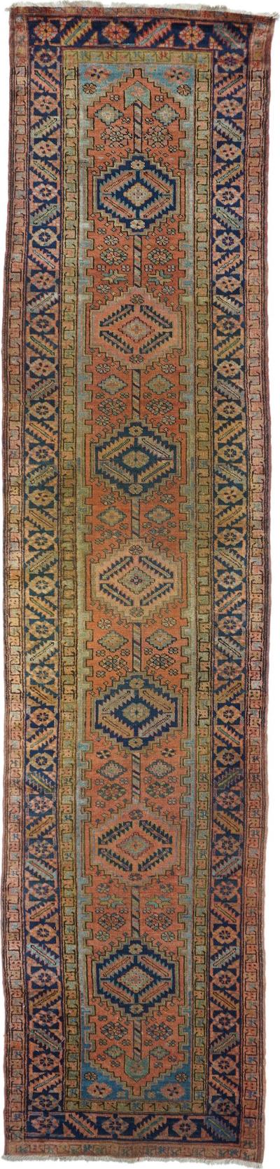Antique Heriz Rug 3 0 x 13 0 