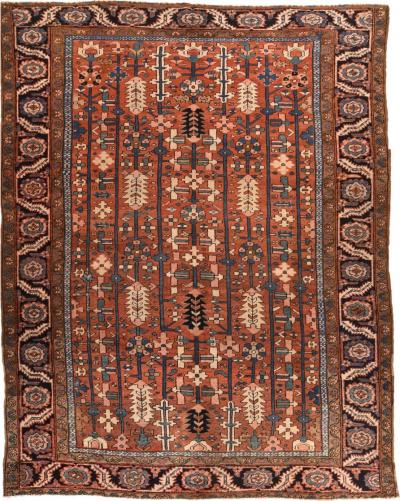 Antique Heriz Rug 8 6 x 10 11 