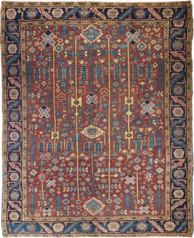 Antique Heriz Rug 9 1 x 11 2 