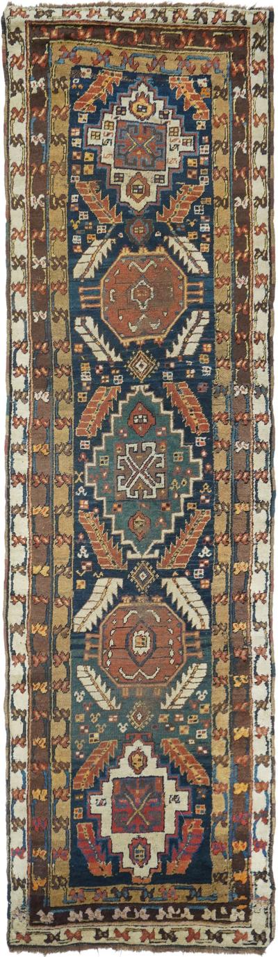 Antique Heriz Runner 3 0 x 10 8 