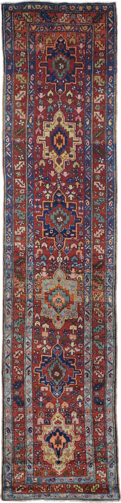 Antique Heriz Runner 33 x 148