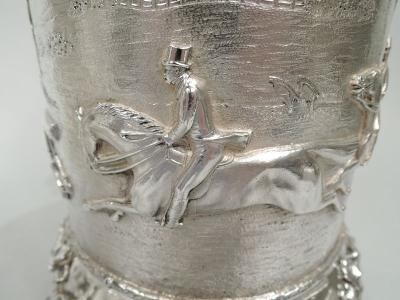 Antique Horse Race Tankard with German Imperial Association