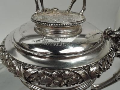 Antique Horse Race Tankard with German Imperial Association