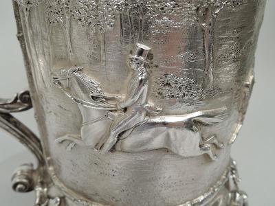 Antique Horse Race Tankard with German Imperial Association