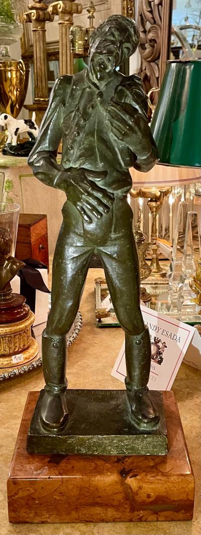 Antique Hungarian Bronze Sculpture by Kerenyi