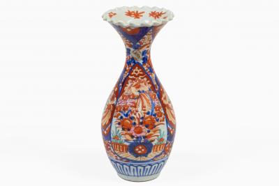 Antique Imari Baluster Shaped Vase