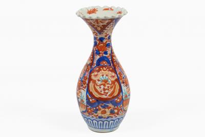 Antique Imari Baluster Shaped Vase