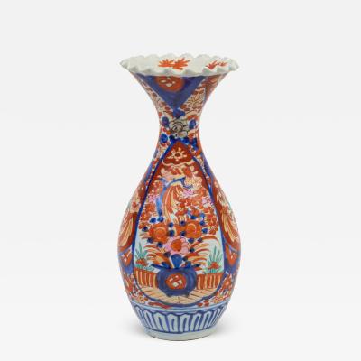 Antique Imari Baluster Shaped Vase