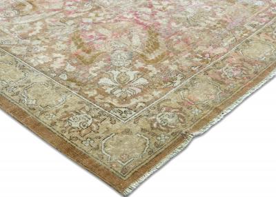 Antique Indian Agra Rug 131 x 159 