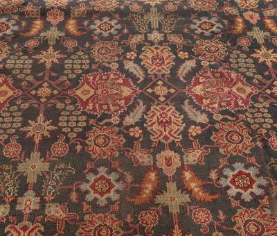 Antique Indian Amritsar Handmade Wool Rug