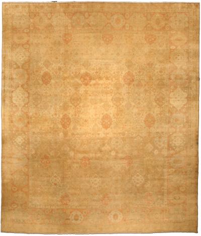 Antique Indian Amritsar Handmade Wool Rug