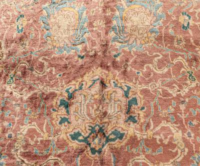 Antique Indian Handmade Wool Carpet