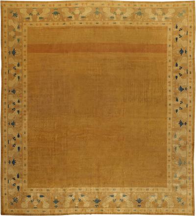 Antique Indian Lahore Hand Knotted Wool Rug
