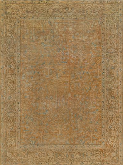 Antique Indian Rug Size Adjusted 