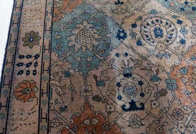 Antique Indian Rug Size Adjusted 