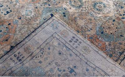 Antique Indian Rug Size Adjusted 
