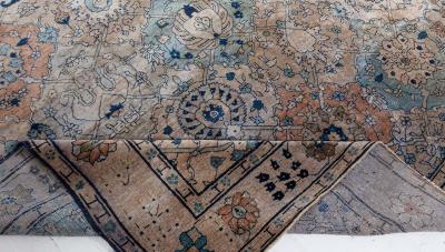 Antique Indian Rug Size Adjusted 