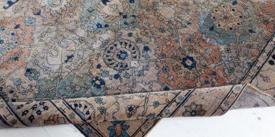 Antique Indian Rug Size Adjusted 