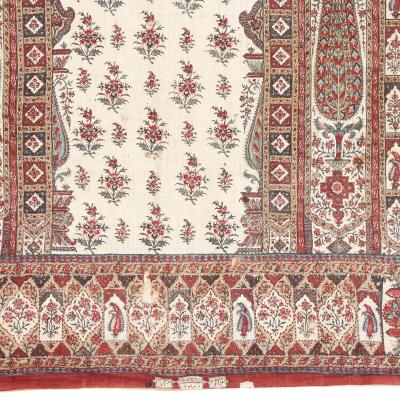 Antique Iranian Qalamkar prayer mat