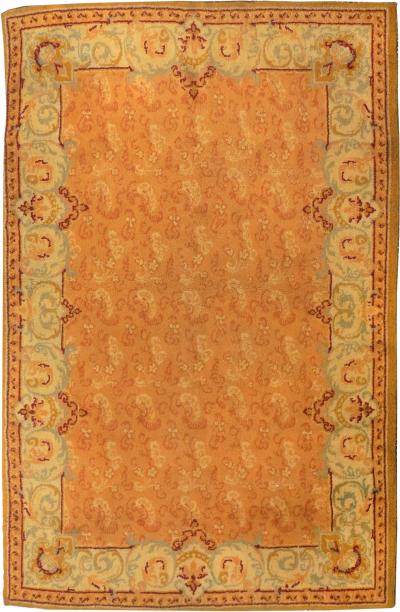 Antique Irish Donegal Rug 4 9 x 7 6 